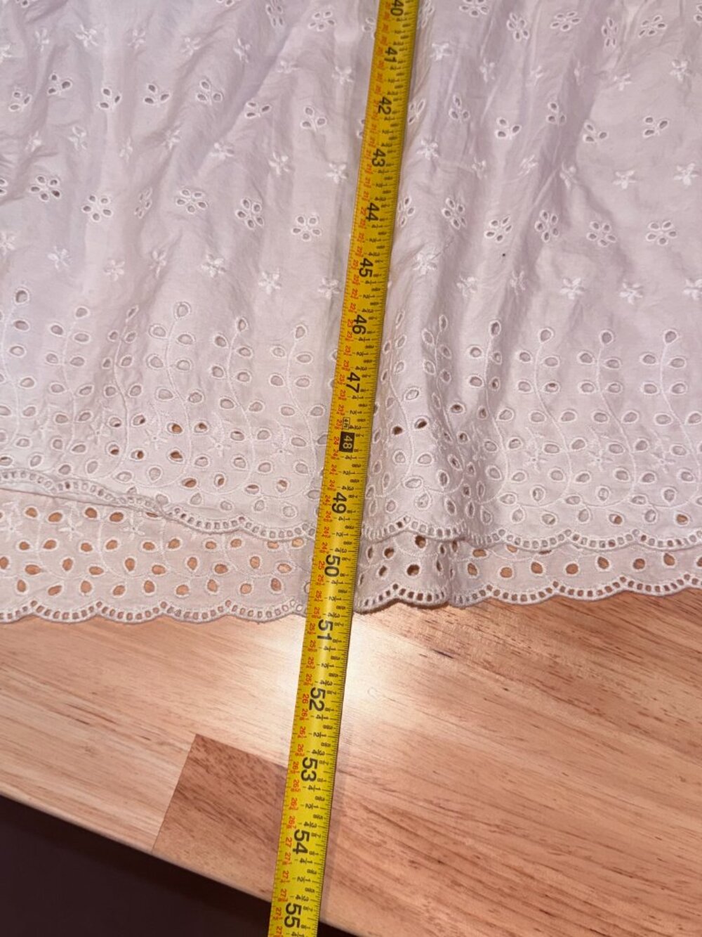Gap x DOEN White Eyelet Midi Dress XL - Picture 7 of 10